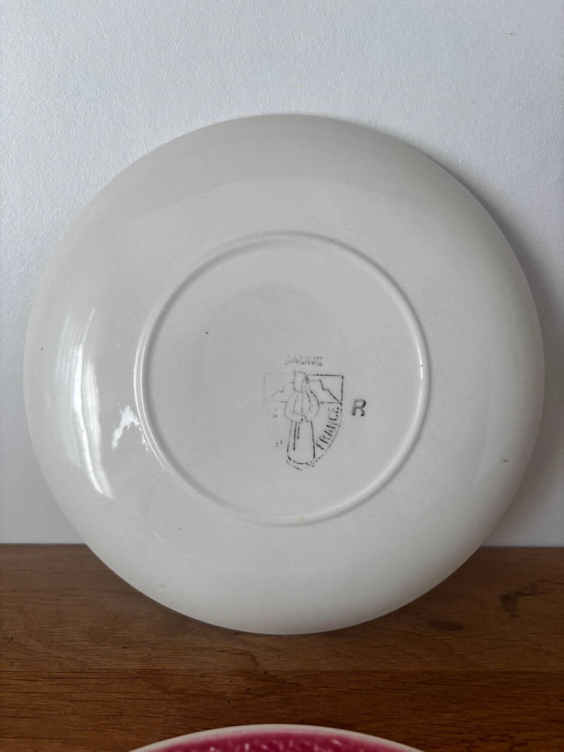 Vintage lot of 4 dessert plates Salins Deauville