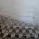 Table basse David Lange sur roulettes plexiglas