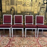 Suite of 4 Louis XVI style chairs