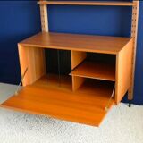 Scandinavian wall system in teak 1960