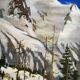 Original tourist poster "Savoie" 62x100cm 1948