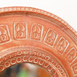 70s ceramic mirror