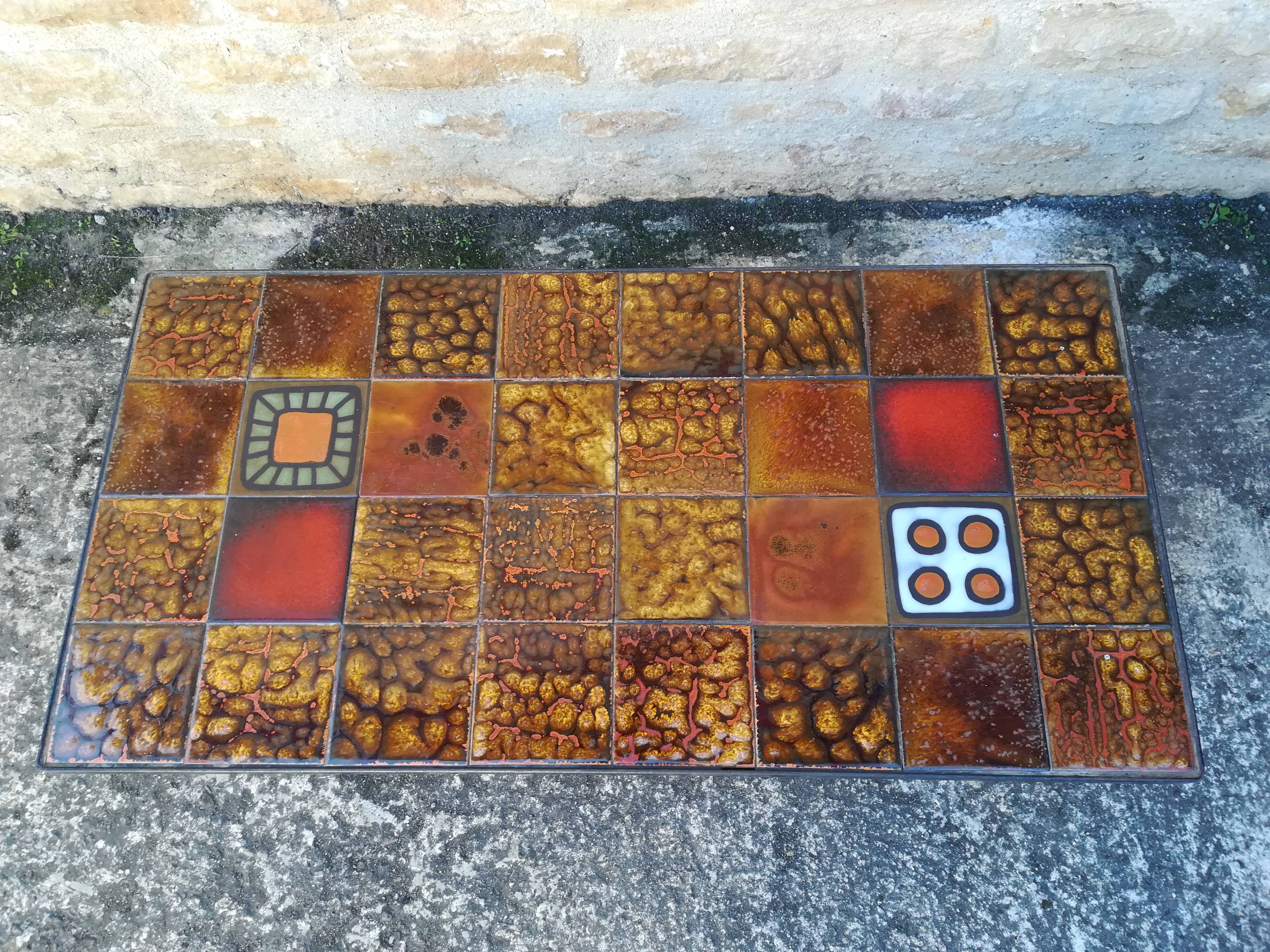 Ceramic coffee table