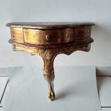 Small golden florentine console