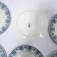 Series of 10 old Terre de Fer plates by L.G. for the earthenware factory of Clairefontaine