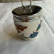 Egg coddler porcelaine anglaise Royal Worcester « Palmyra »