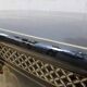 Vintage Chinese black lacquer cabinet soapstone, mother-of-pearl bohemia