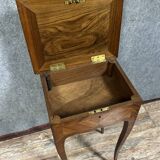 Louis XV style work table in marquetry circa 1900