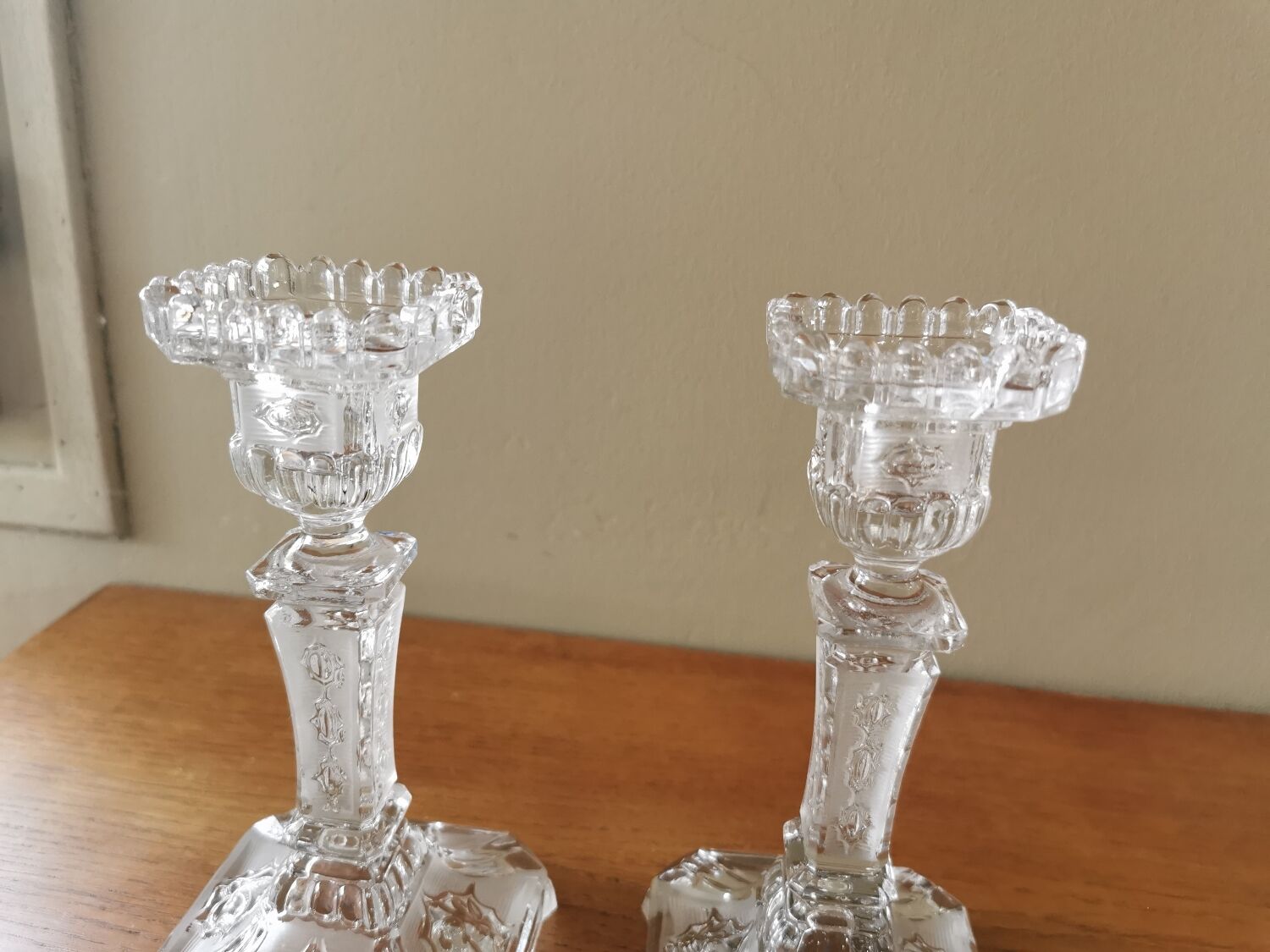 Pair of Portieux candle holders