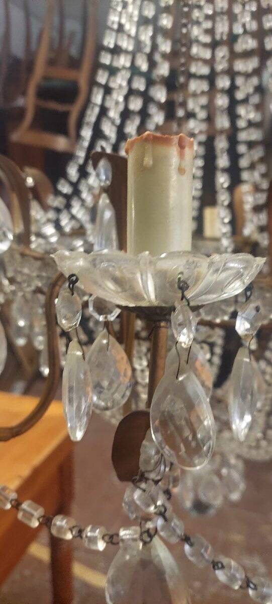 Italian balloon lustre, last quarter of the 19th century.