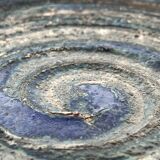 Mid-century modern Danish studio pottery bowl by Tue Poulsen for Tue Keramik, 1960s.