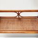 Rattan shelf