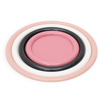 Enamelled metal bowls by Gianfranco Frattini for Progetti, 1970s, set of 4.