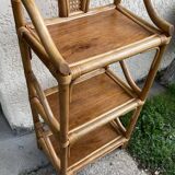 Rattan shelf
