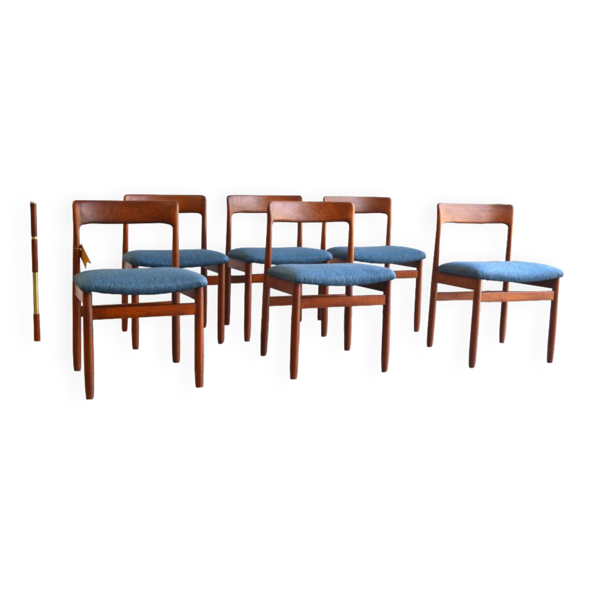 Series of six teak chairs by Younger