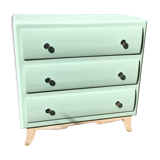 Dresser feet compass 3 drawers pastel green