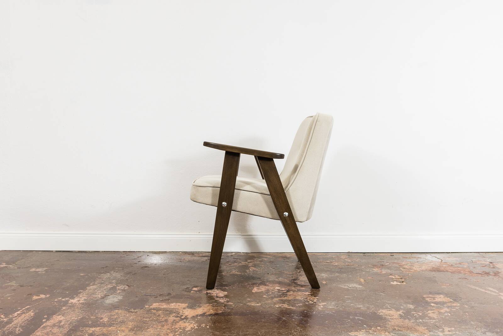 Iconic Polish Mid-Century Armchair 366 by Józef Chierowski 1960's
