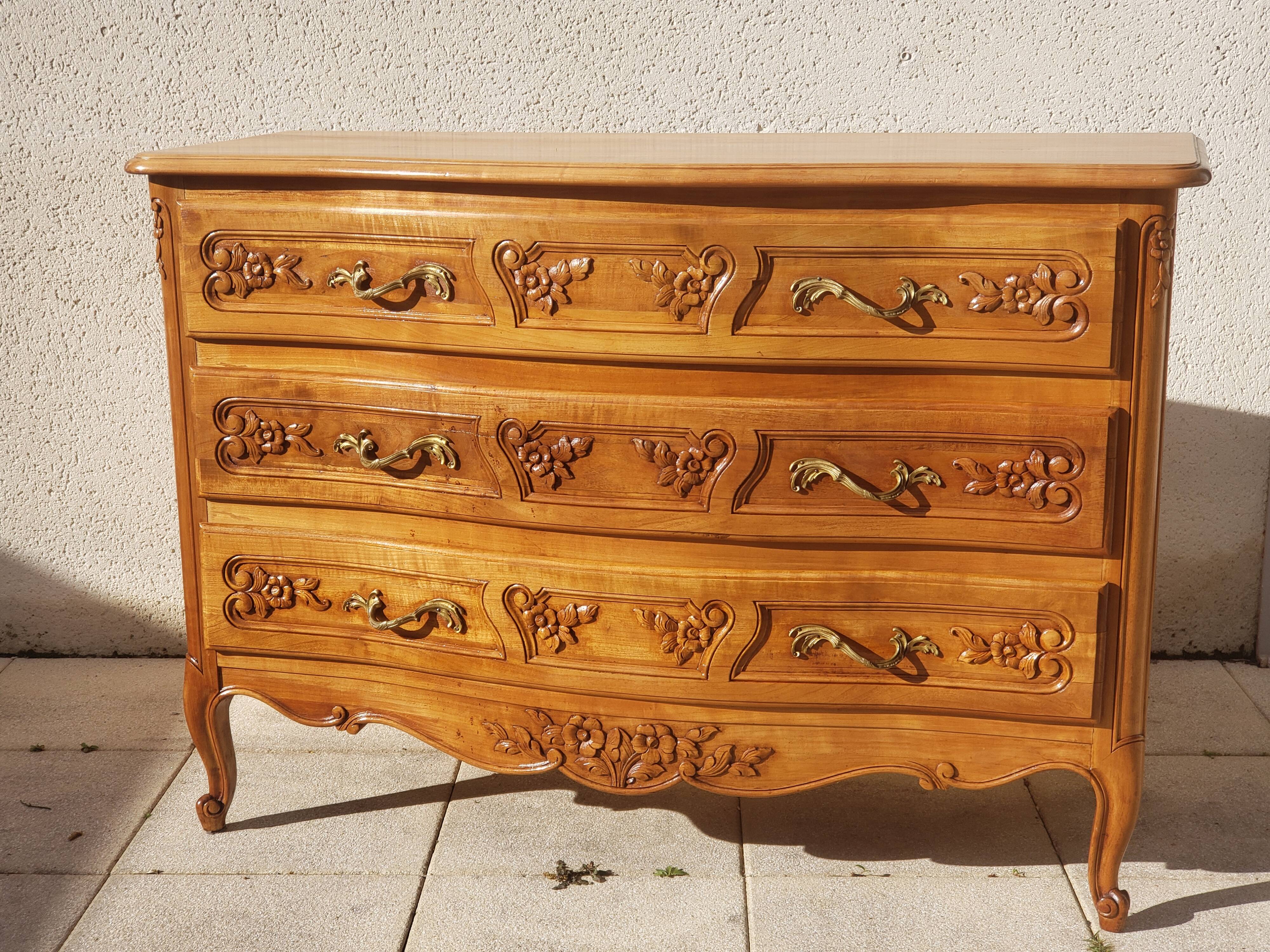 Antique Commode in Baroque Art Deco Style Louis XV