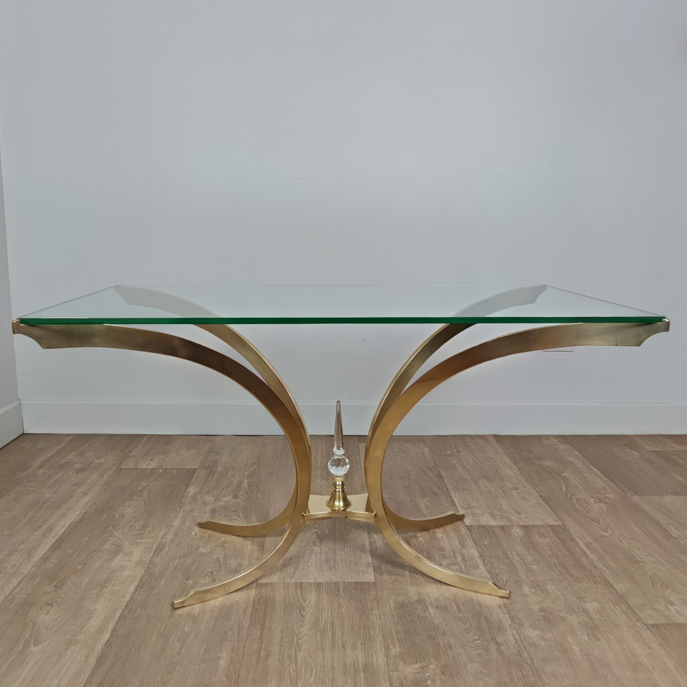 Table basse italienne en laiton
