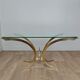 Table basse italienne en laiton