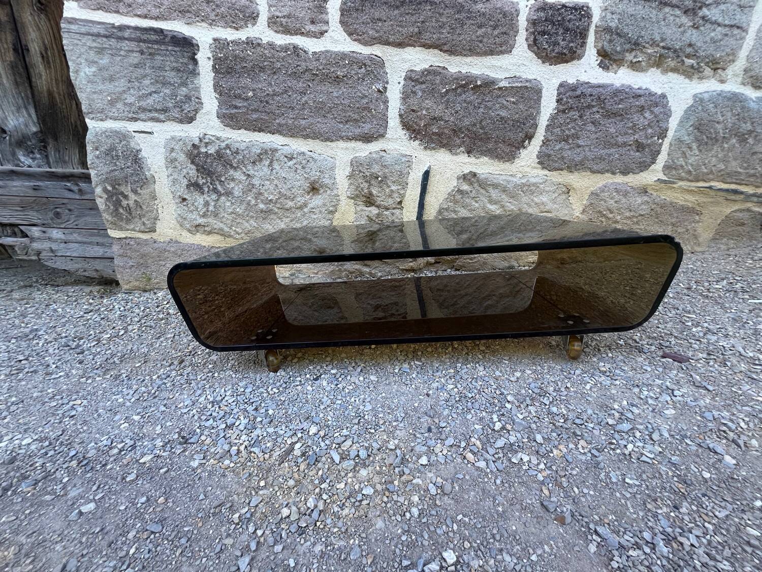 Plexiglass coffee table