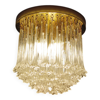 Murano glass chandelier by Venini 1960s
