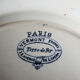 5 plates land of fire plates - signed Vermont Freres Paris