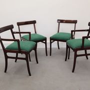 Chaises à manger danoise du milieu du siècle de Poul Jeppesens Møbelfabrik années 1960