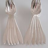 Ménagère en métal argenté CHRISTOFLE MODÈLE ALBATROS
