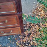 Louis XVI chest of drawers, mahogany, late 18th century, early 19th century