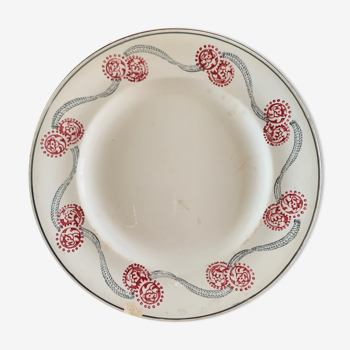 Antique ceramic hollow plate