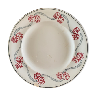 Antique ceramic hollow plate