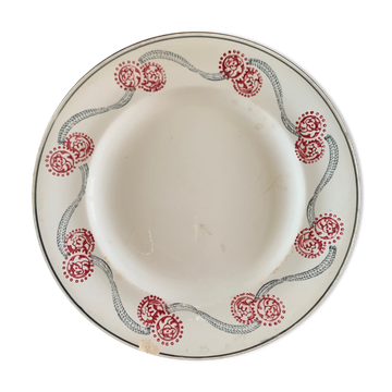 Antique ceramic hollow plate