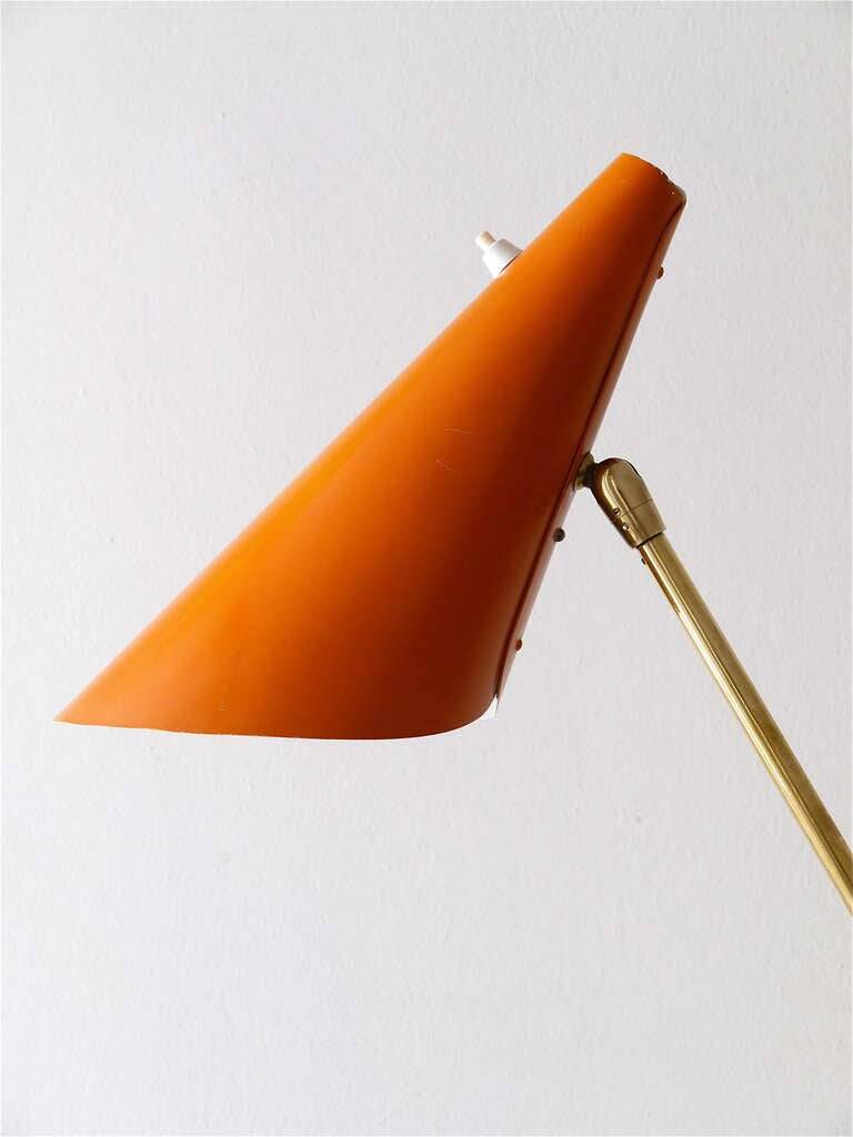 J.T. Kalmar "Style" Model Clamp Lamp Table Cone Midcentury, Vienna, 1950s