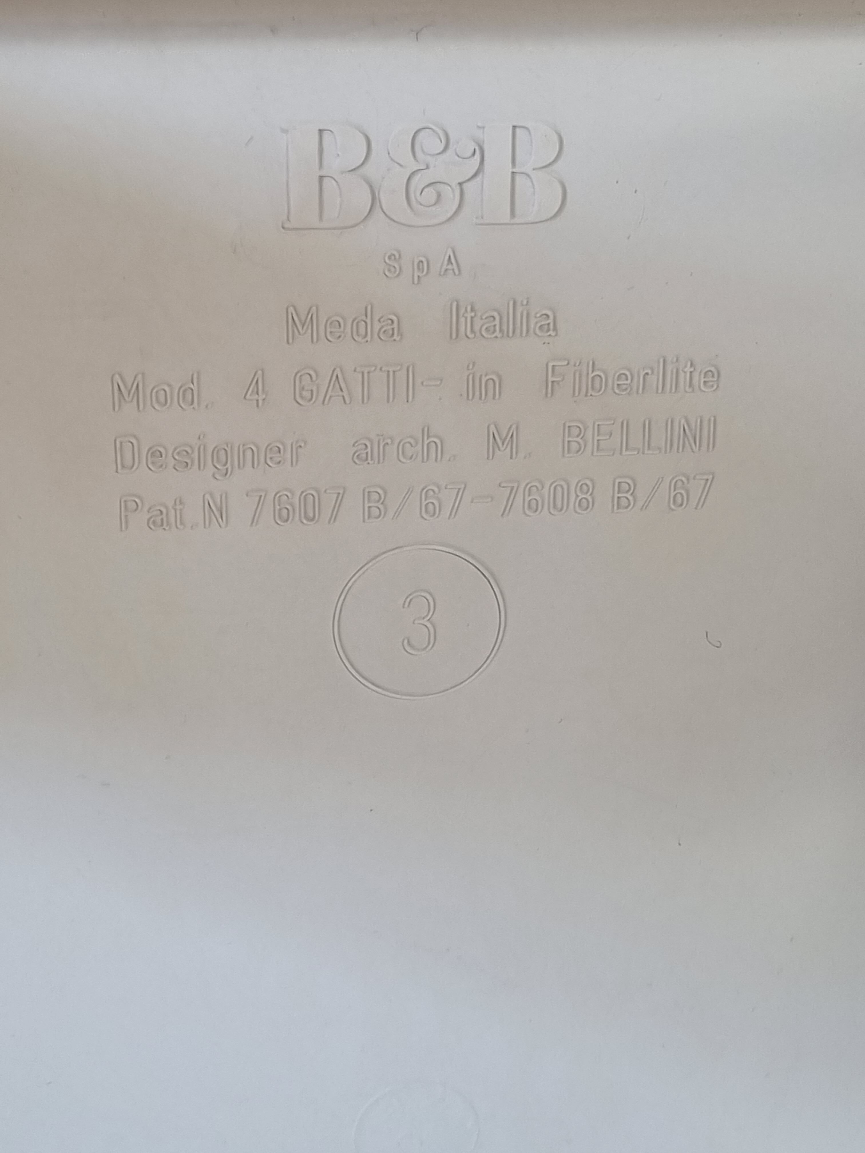 Pull-out coffee tables, "Quattro Gatti" by Mario Bellini for B&B Italia, 60s