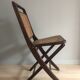 Cane folding chair