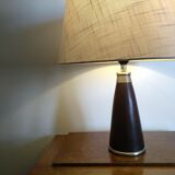 Tadelakt lamp wood color