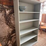 Celadon green bookcase