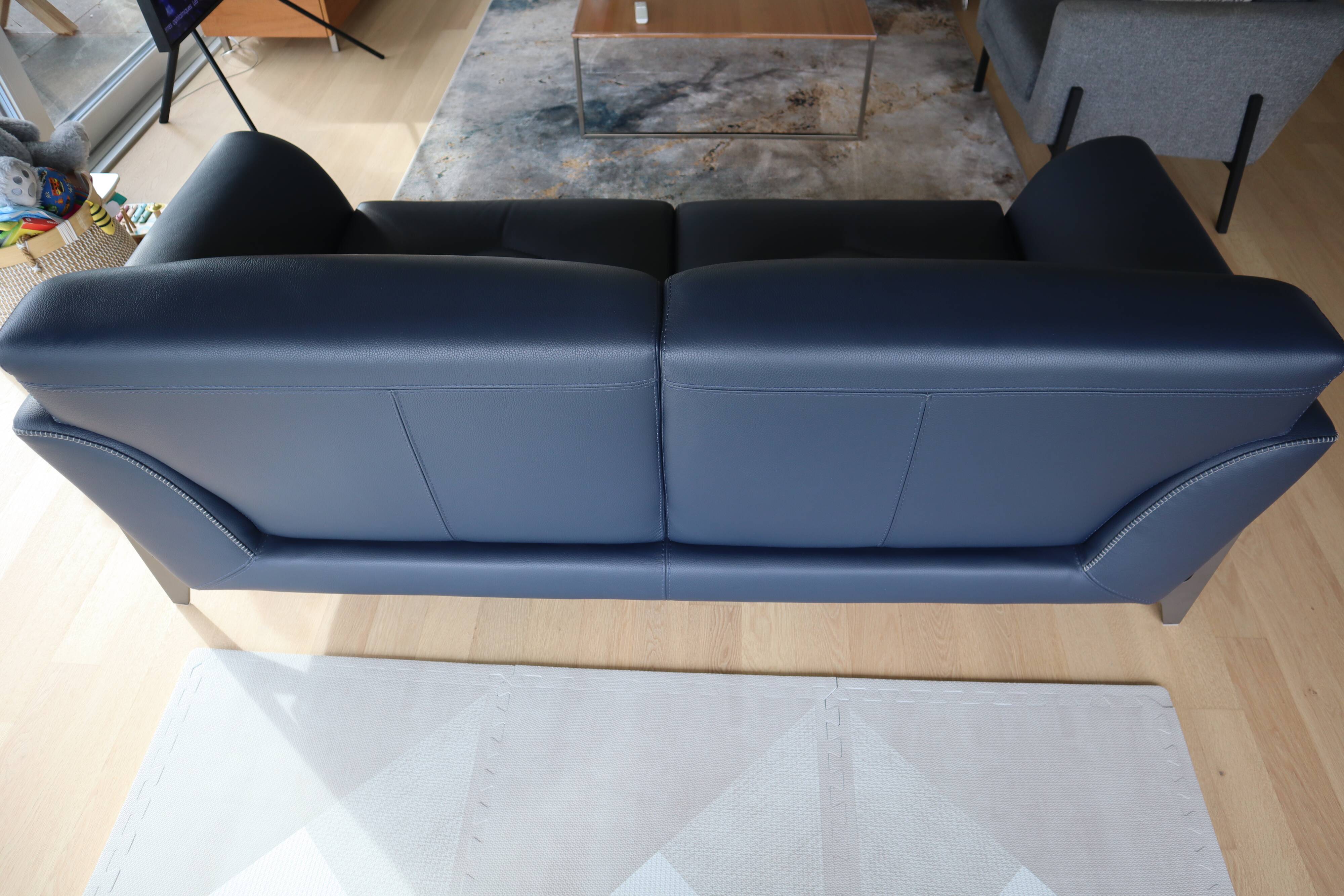 REFLEXION Sofa Roche Bobois Petrol Blue
