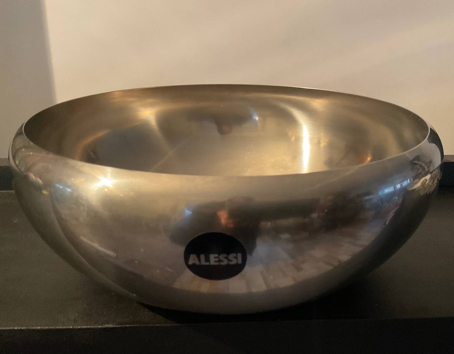 Stainless steel fruit basket Alessi Italy