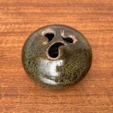 Ikebana vase in studio pottery by German artist Till Sudeck from the mid-century, 1960s.