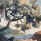 Painting painting Saint Tropez watercolor 1926