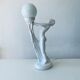 Ceramic naked dancer lamp