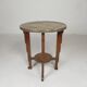 Art Deco table with brass top, Amsterdam School, 1930s