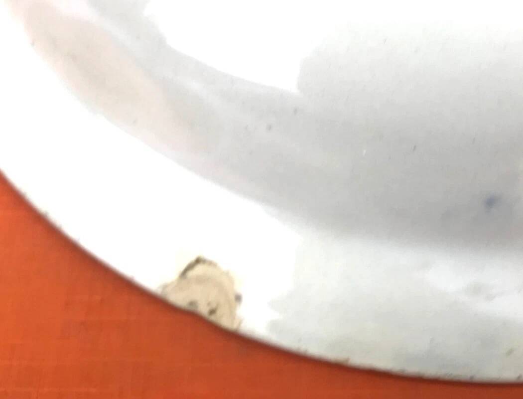 Ancien plat creux en faïence Fenal Badonviller