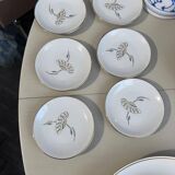 60s porcelain plate sets