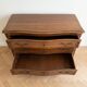 Chest of drawers with 3 drawers - 102x50x82 - ornamental handles and curved legs