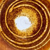 Vintage Swedish glass vase by Milan Vobruba for Gusum Sweden