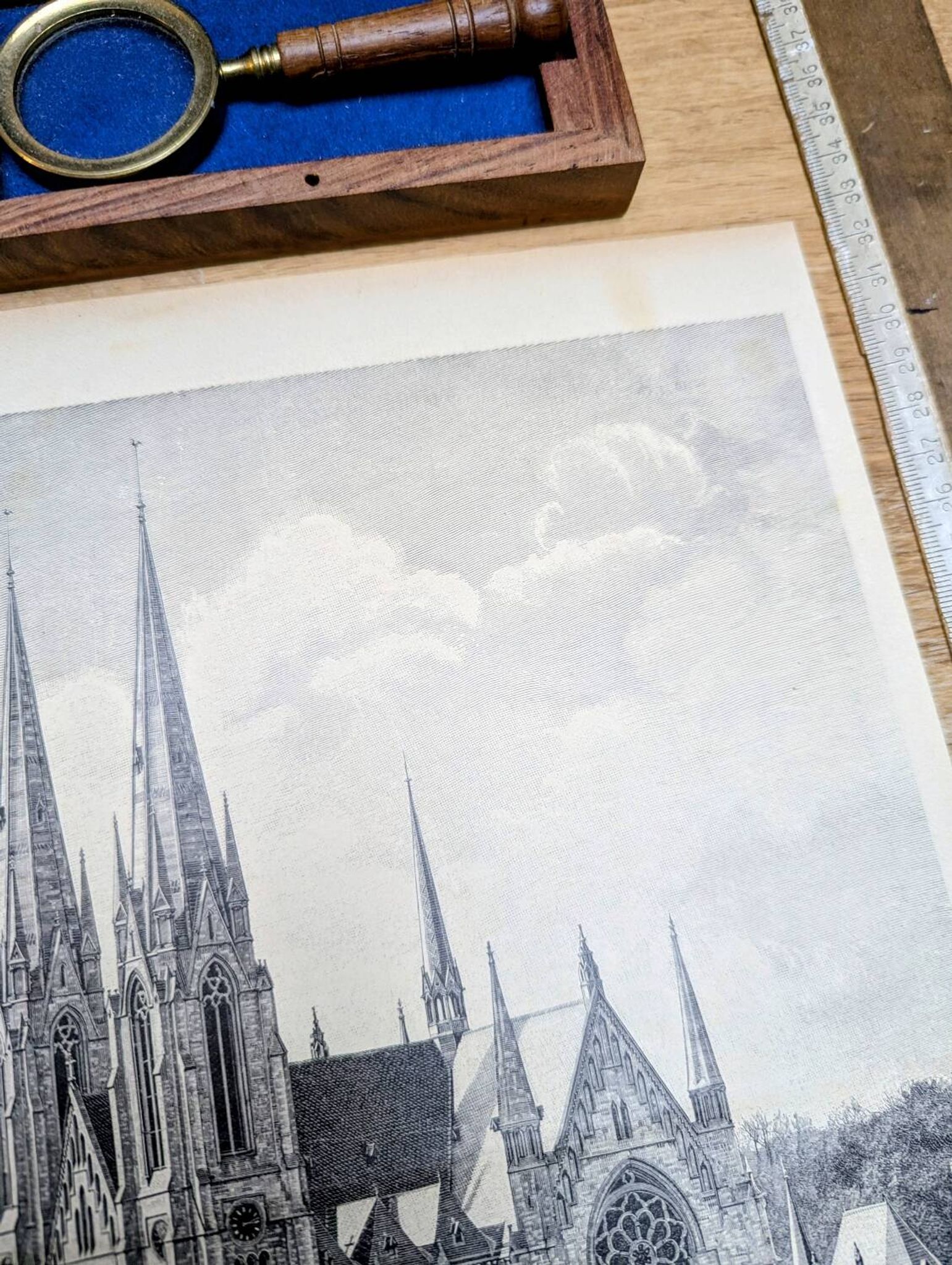 Saint Paul’s Church in Strasbourg, printed in 1897.