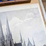 Saint Paul’s Church in Strasbourg, printed in 1897.